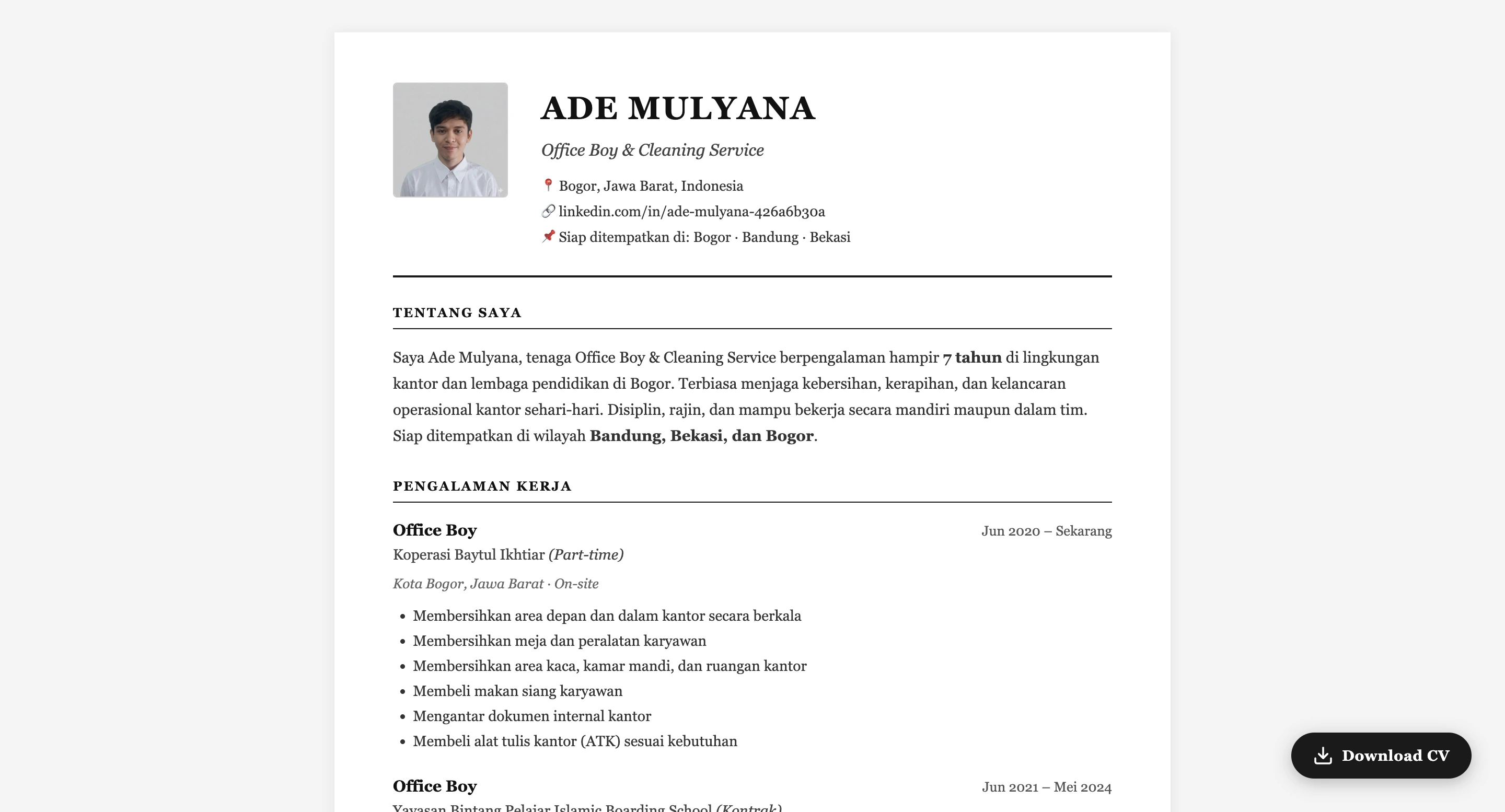 Ade Mulyana screenshot 1