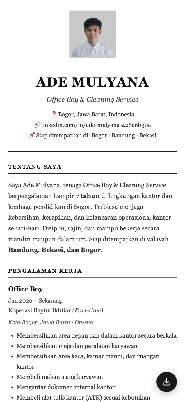 Ade Mulyana detail view